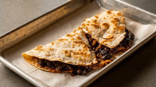 Bean Quesadilla.