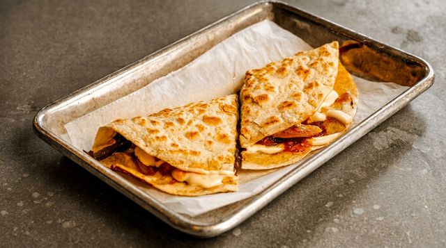 Rajas con Crema Quesadilla.