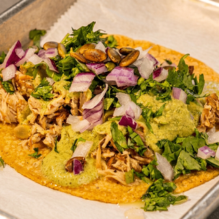 Pollo Con Mole Verde Taco