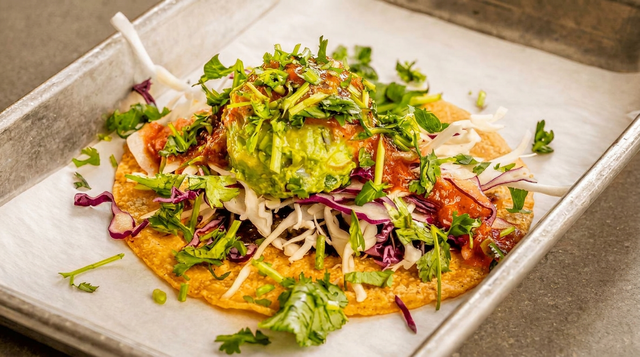 Black Bean and Guac Taco.