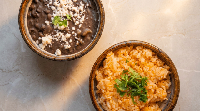 Rice and Beans.