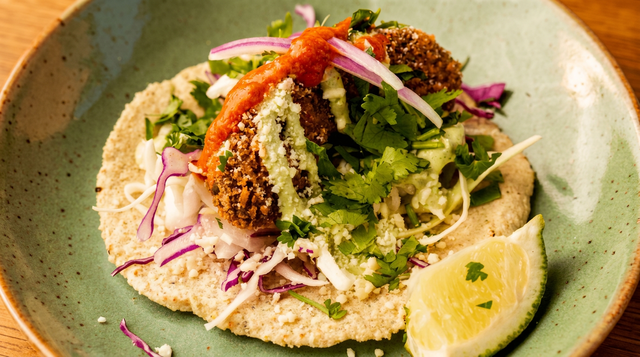 Fried Avo-Taco.